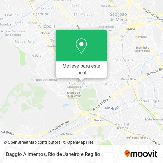Baggio Alimentos mapa