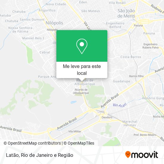 Latão mapa