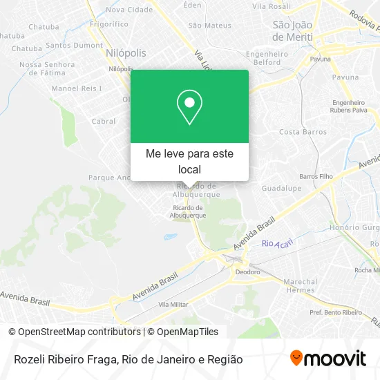 Rozeli Ribeiro Fraga mapa