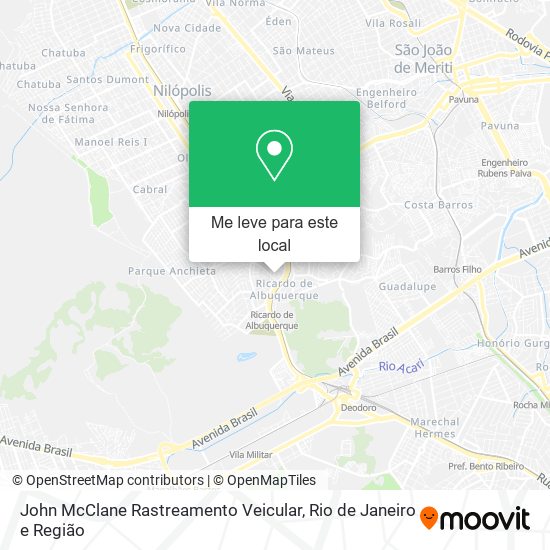 John McClane Rastreamento Veicular mapa