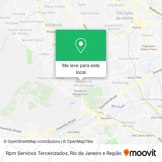 Rpm Servicos Terceirizados mapa