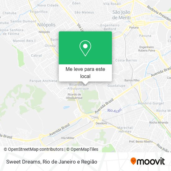 Sweet Dreams mapa