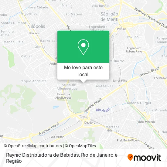 Raynic Distribuidora de Bebidas mapa