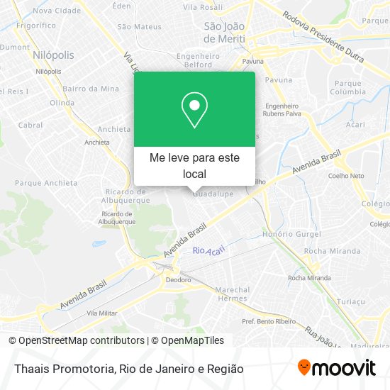 Thaais Promotoria mapa