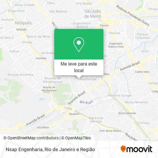 Nsap Engenharia mapa