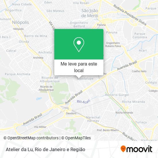 Atelier da Lu mapa