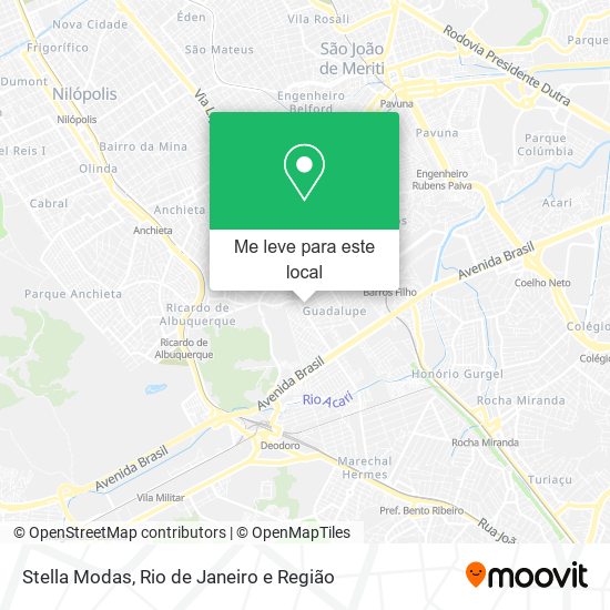 Stella Modas mapa
