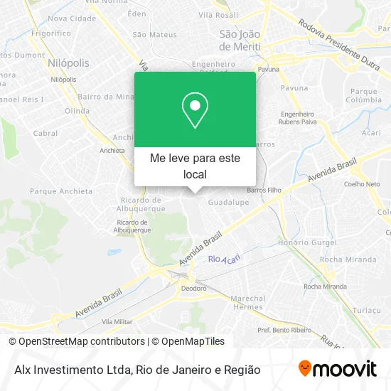 Alx Investimento Ltda mapa