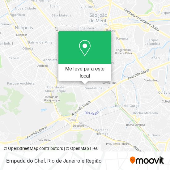 Empada do Chef mapa