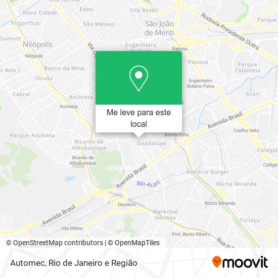 Automec mapa