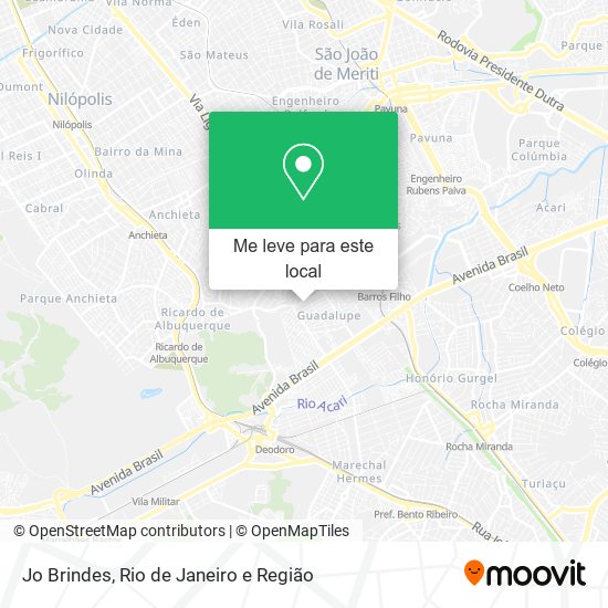 Jo Brindes mapa
