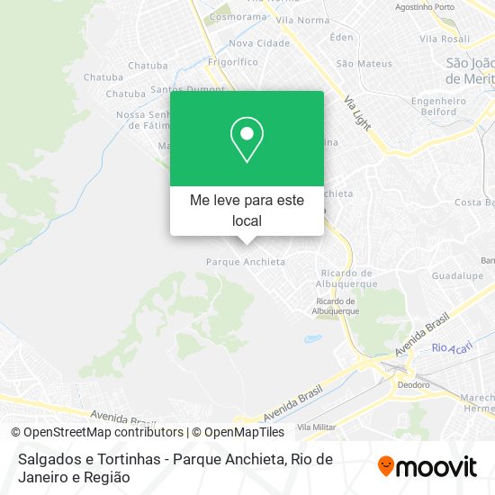Salgados e Tortinhas - Parque Anchieta mapa