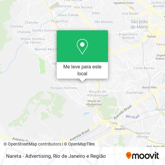 Nareta - Advertising mapa