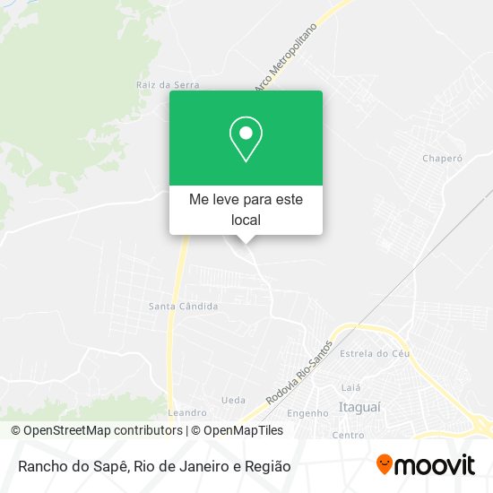 Rancho do Sapê mapa