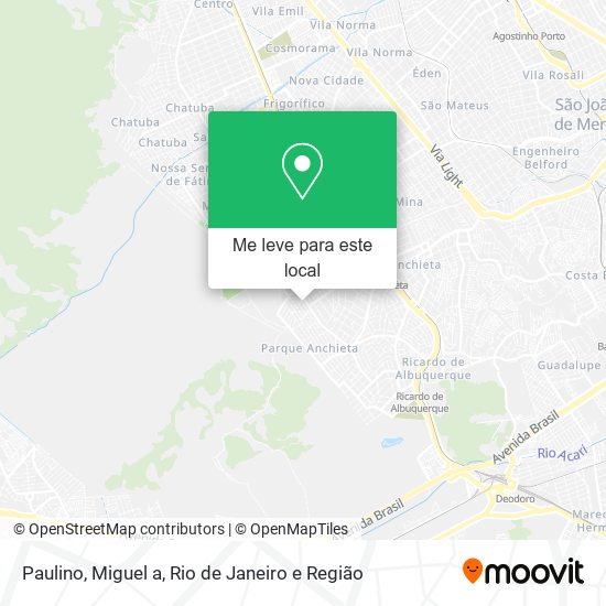 Paulino, Miguel a mapa