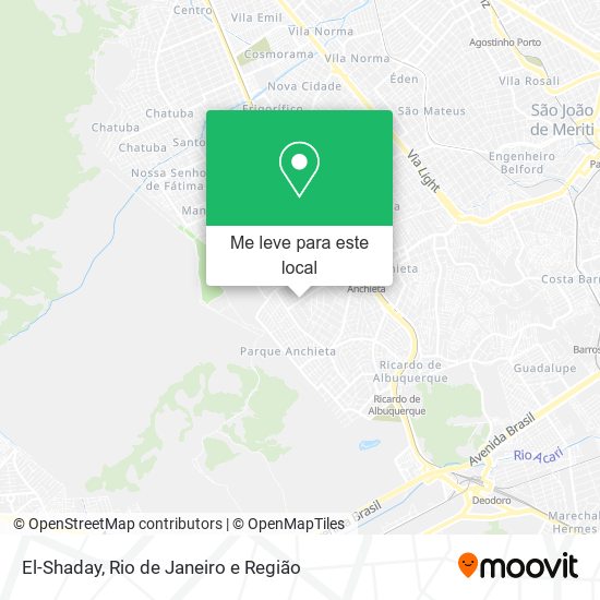 El-Shaday mapa