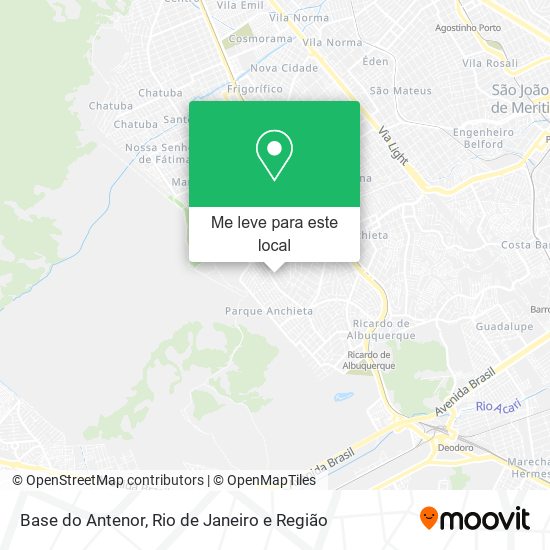 Base do Antenor mapa