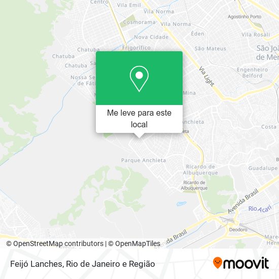 Feijó Lanches mapa