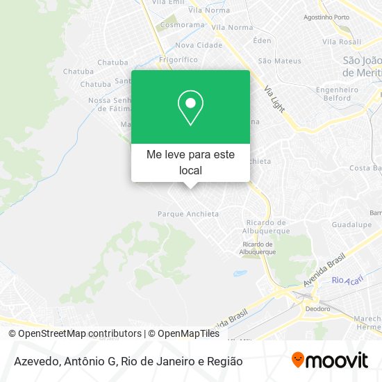Azevedo, Antônio G mapa