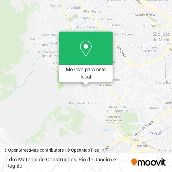 Ldm Material de Construções mapa