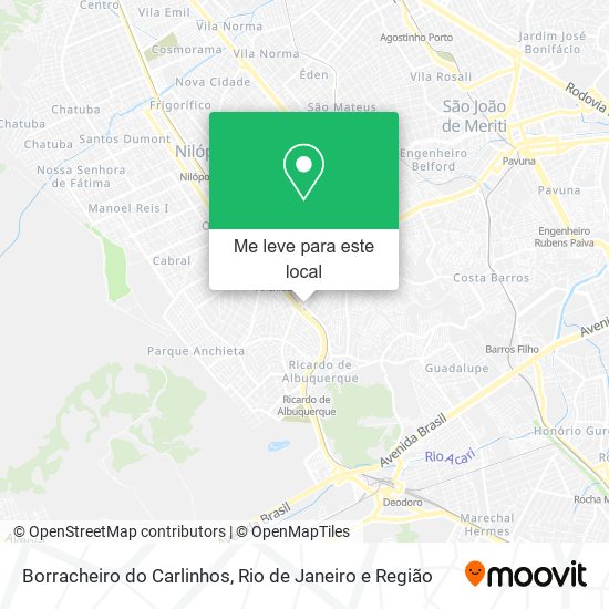 Borracheiro do Carlinhos mapa