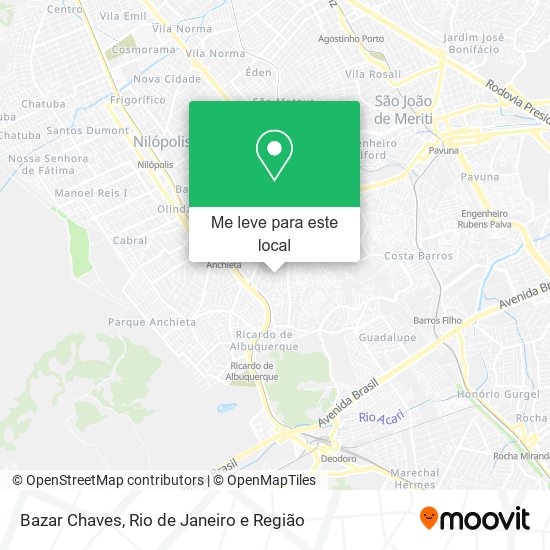 Bazar Chaves mapa