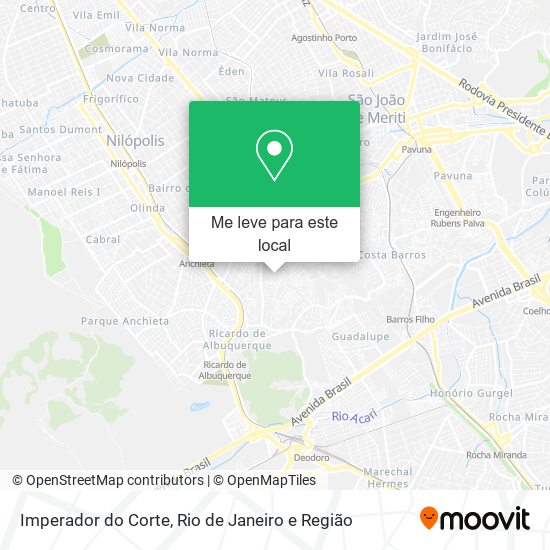 Imperador do Corte mapa