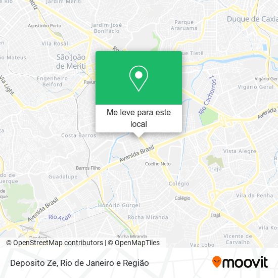 Deposito Ze mapa