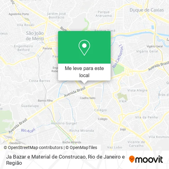 Ja Bazar e Material de Construcao mapa