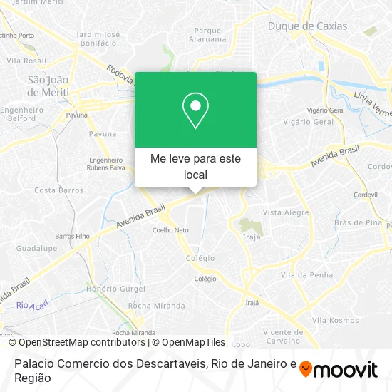 Palacio Comercio dos Descartaveis mapa