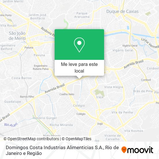 Domingos Costa Industrias Alimenticias S.A. mapa