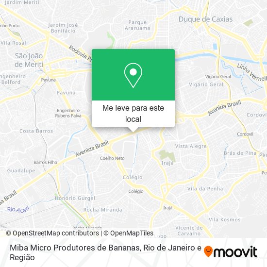 Miba Micro Produtores de Bananas mapa