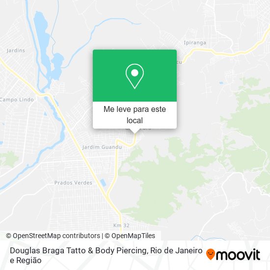 Douglas Braga Tatto & Body Piercing mapa