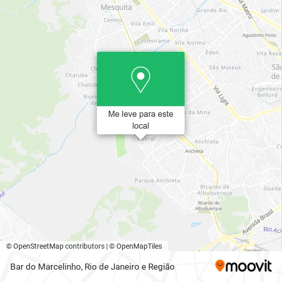 Bar do Marcelinho mapa