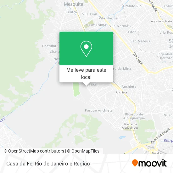 Casa da Fê mapa