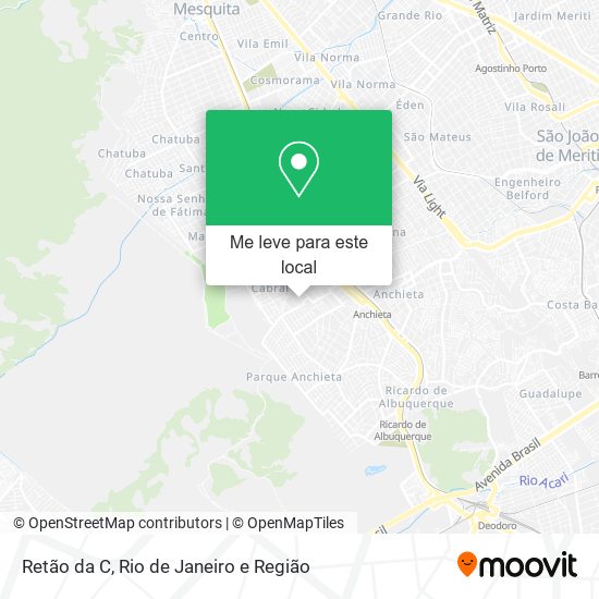 Retão da C mapa