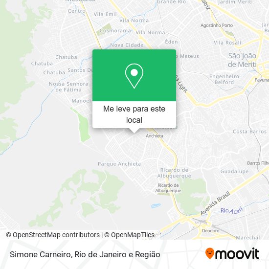 Simone Carneiro mapa