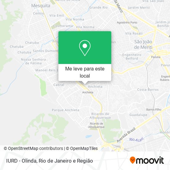 IURD - Olinda mapa