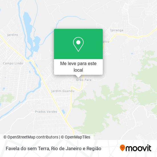 Favela do sem Terra mapa