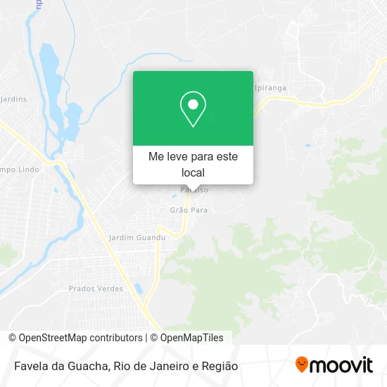 Favela da Guacha mapa