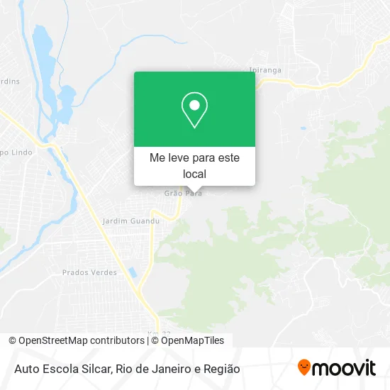 Auto Escola Silcar mapa