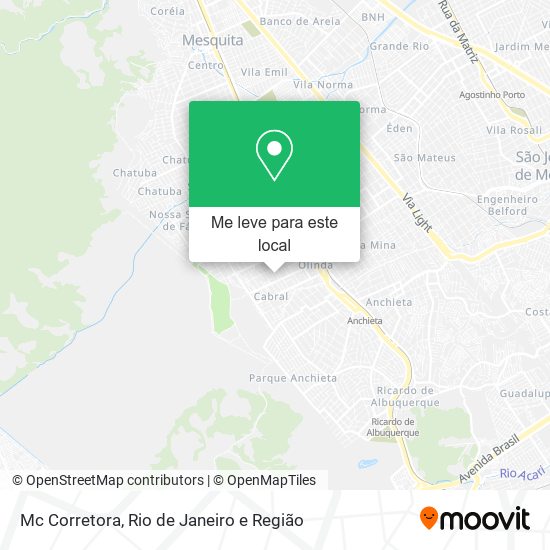 Mc Corretora mapa