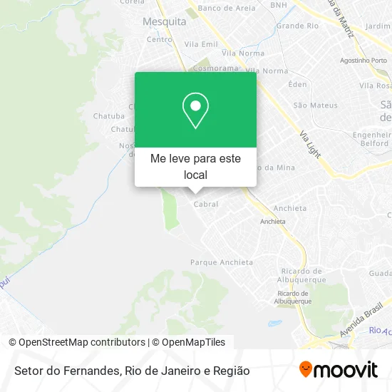Setor do Fernandes mapa