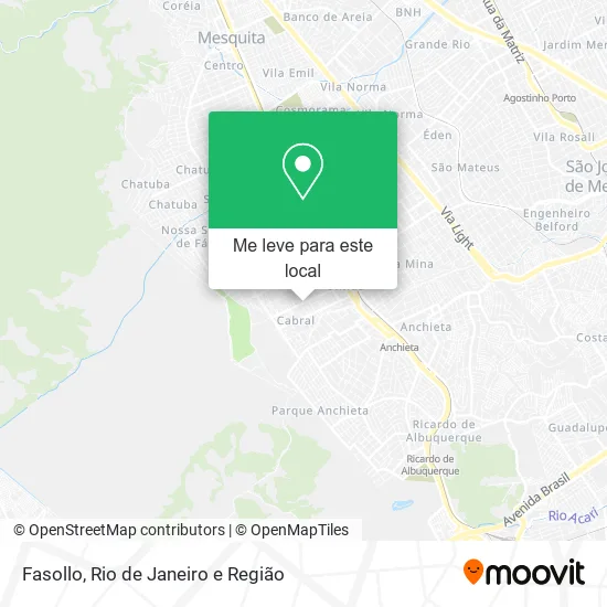 Fasollo mapa