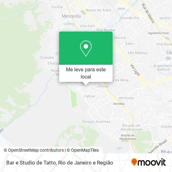 Bar e Studio de Tatto mapa