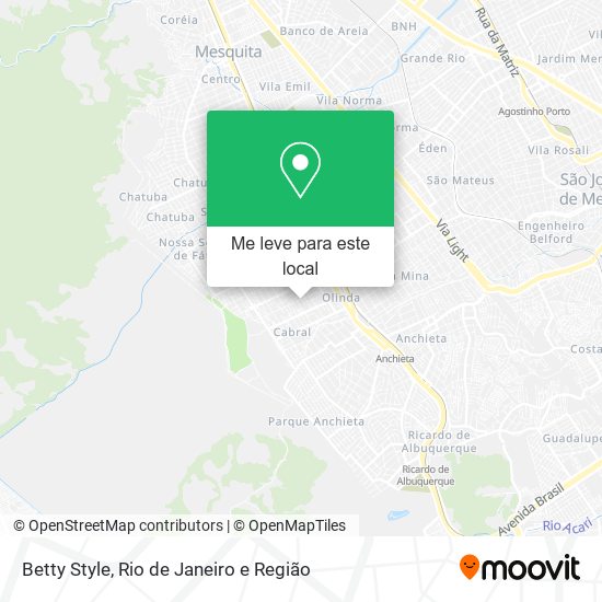 Betty Style mapa
