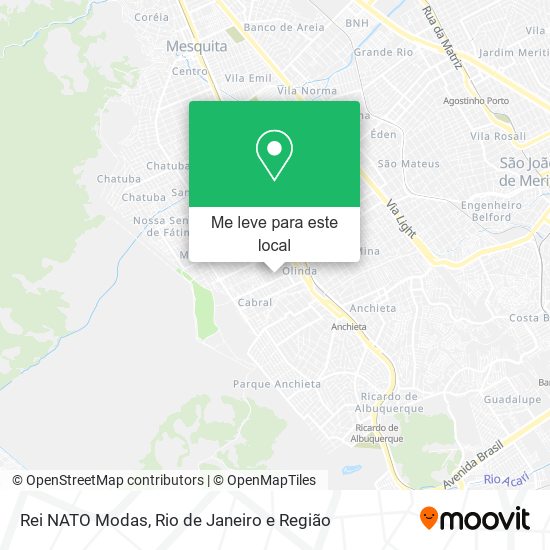 Rei NATO Modas mapa