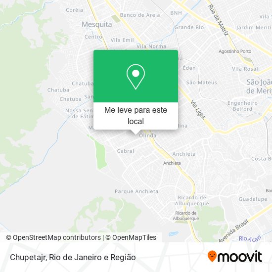 Chupetajr mapa