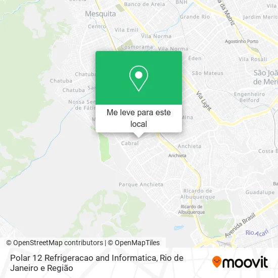 Polar 12 Refrigeracao and Informatica mapa