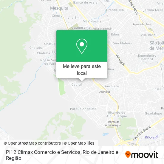 Pl12 Climax Comercio e Servicos mapa